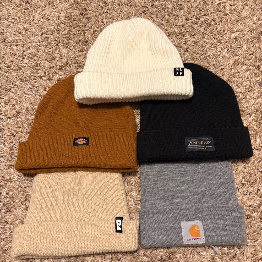 Beanies Bundle Carhartt, Dickies, Pendleton, Neff